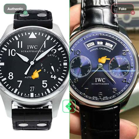 iwc fake vs real|iwc clone.